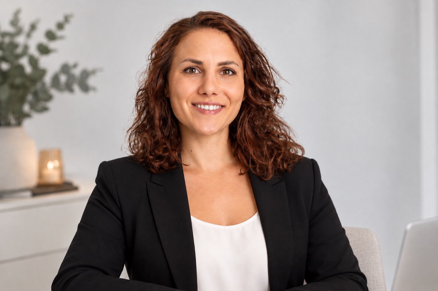 Larissa Stella Reichl in ihrem Büro